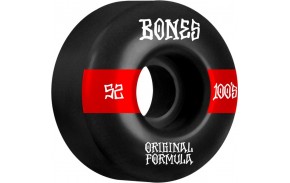 Roues Bones 100's 52mm V4 Black Wide #12