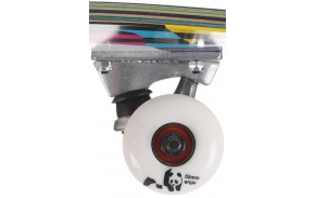 Enjoi Panda Stripes Resin 7.75" Soft wheels - Skateboard complet - roue