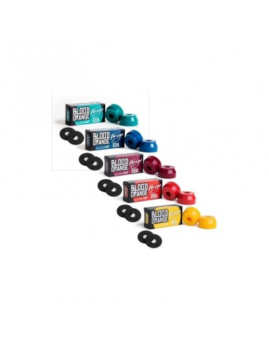 Longboard truck Bushings Blood Orange Wedge couleurs Longboard truck Bushings Blood Orange Wedge couleurs