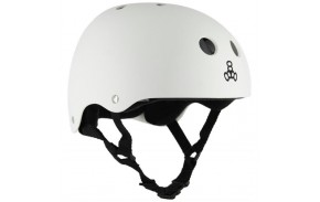 Casque Triple Eight Brainsaver Blanc