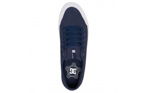 Chaussures de skate DC Shoes Evan Lo Zero Bleu - dessus