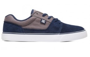 Chaussures de skateboard Hommes DC SHOES Tonik M Navy Orange side