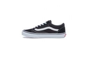 Skate shoes Enfants VANS old Skool Noir Junior - côté