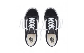 Skate shoes Enfants VANS old Skool Noir Junior - lacets