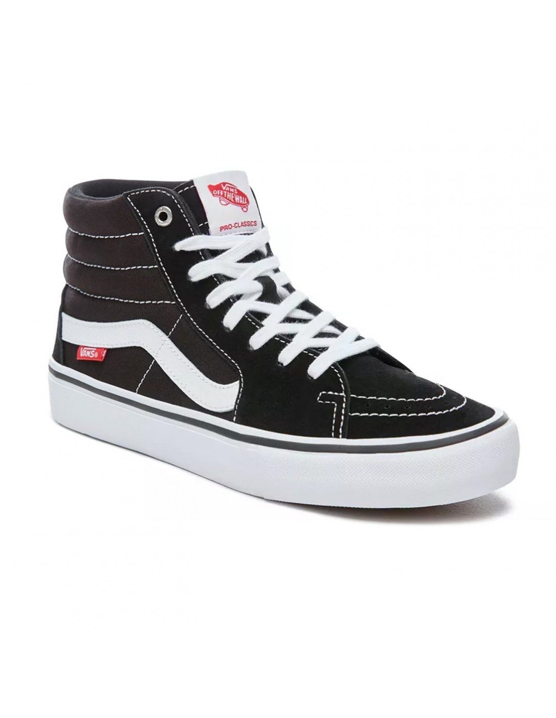 Vans Sk8-Hi Pro Black White - Skate Shoes