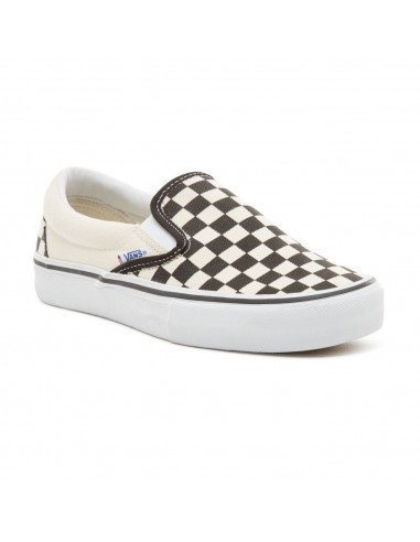 VANS Slip-on Pro - Checkerboard Black/White - Chaussures de Skate