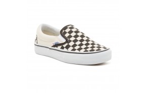 VANS Slip-on Pro - Checkerboard Black/White - Chaussures de Skate