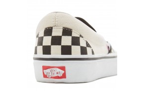 Skate shoes VANS Slip-on Pro - Checkerboard Black/White - back