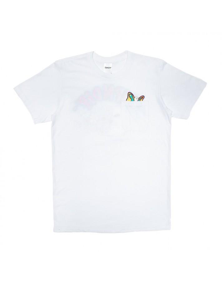 RIP N DIP Floating Pocket - Blanc - T-Shirt