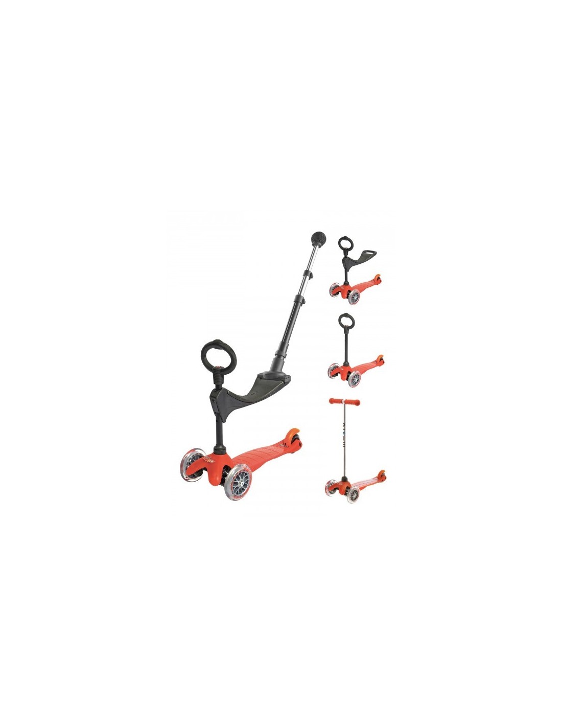 Trottinette mini micro 3 en 1 révolution rouge