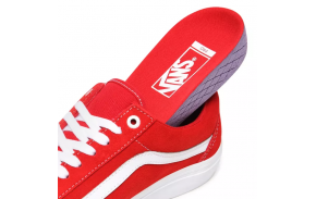 Skate shoes VANS Old Skool Pro - Rouge - Semelle