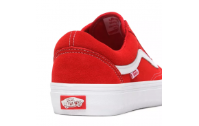 Skate shoes VANS Old Skool Pro - Rouge - Logo OTW