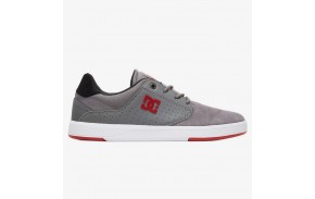 DC SHOES Plaza TC - Grey/Grey/Red - Chaussures de skate pour hommes