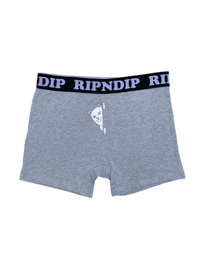 RIPNDIP Peek a Nermal - Grey - Boxer