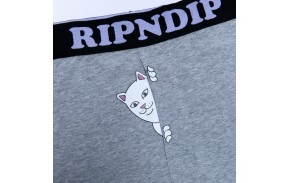RIPNDIP Peek a Nermal - Grey - Boxer (cat)
