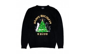 RIP N DIP Litmas Tree Knitted Crewneck - Noir