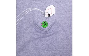 RIP N DIP Hoops Pocket - Heather Grey - T-shirt