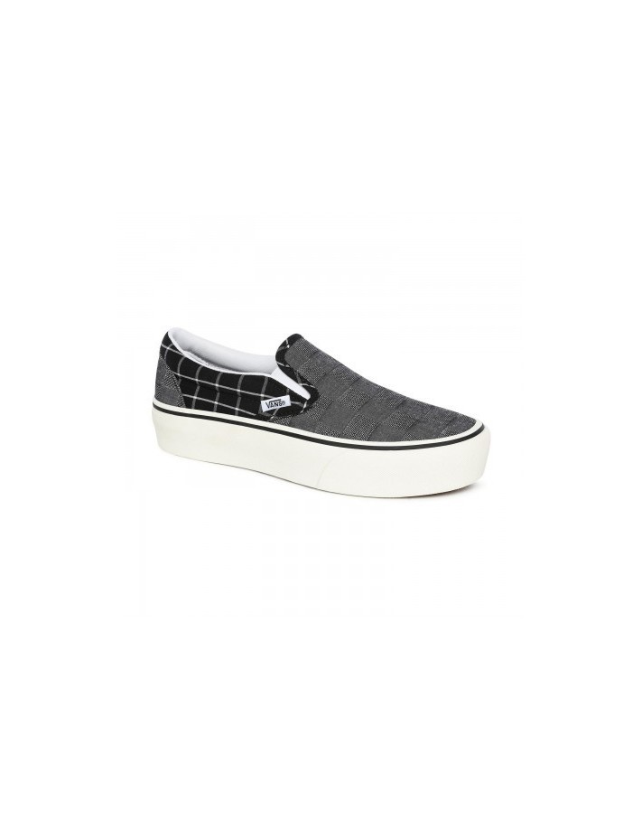 VANS Classic Slip-On Platform - Woven Check/Multi