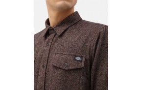 Dickies Woodmere Chemise - Marron (poche)