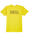 Real Deeds Outline T-Shirt - Geel/Zwart