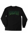 Creature Logo Outline Regular T-Shirt Manches Longues - Noir