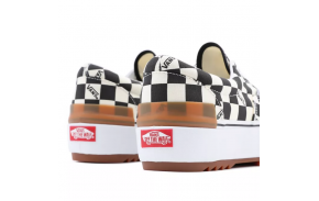 Zapatillas para mujeres VANS Era Stacked Checkerboard Noir - logo OTW