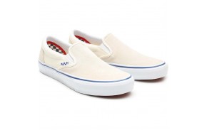 Paire de Skate Shoes VANS Slip-On blanches