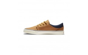 Chaussures de skateboard Hommes DC SHOES Trase TX - Tan/Brown