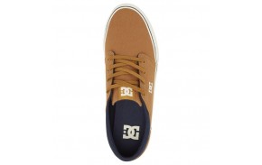 Chaussures de skateboard Hommes DC SHOES Trase TX - Tan/Brown