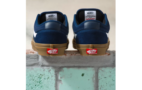 VANS Chukka Low Sidestripe - Navy/Gum - Chaussures des skate - logo