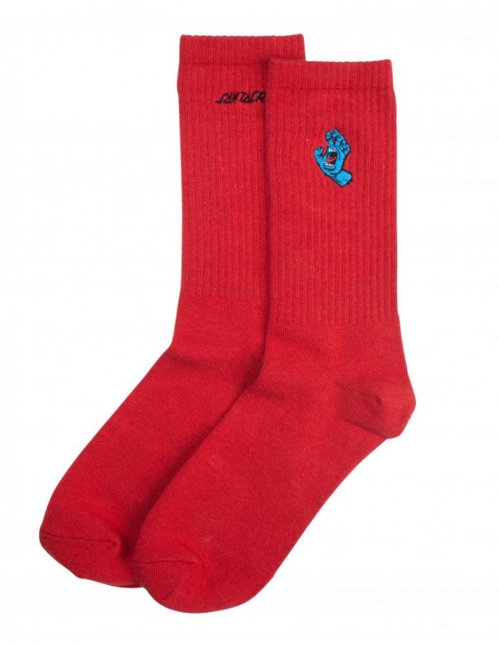 SANTA CRUZ Chaussettes Screaming Mini Hand - Ketchup