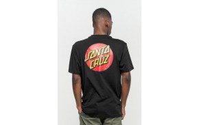 SANTA CRUZ Classic Dot Chest - Noir - T-shirt (back)