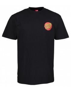 SANTA CRUZ T-shirt Classic Dot Chest - Noir