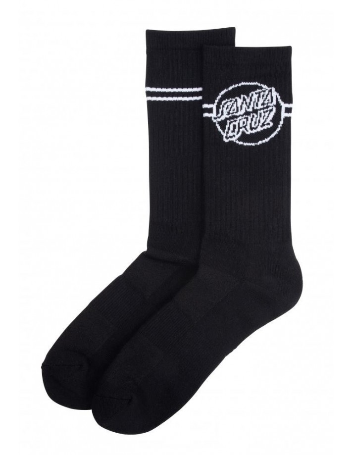 SANTA CRUZ Opus Dot Stripe - Noir - Chaussettes de skate