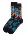 SANTA CRUZ Chaussettes Ermsy Twisted Hand - Noir