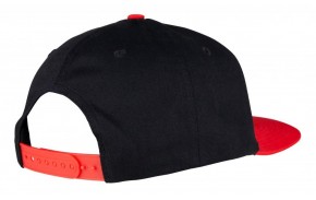 SANTA CRUZ Classic Dot Snapback- Blanc/Noir/Rouge - Casquette (dos)