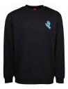 SANTA CRUZ Screaming Hand Chest Crew - Negro - Sudadera