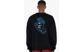 SANTA CRUZ Void Hand Crew Sweatshirt - Noir