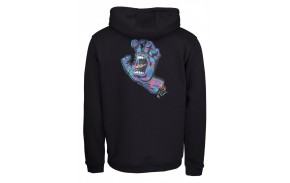 SANTA CRUZ Growth Hand Hood - Noir - Sweat à capuche (dos)