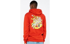 SANTA CRUZ Sweat à capuche Ermsy Twisted Hand Hood - Ketchup (hoodie)