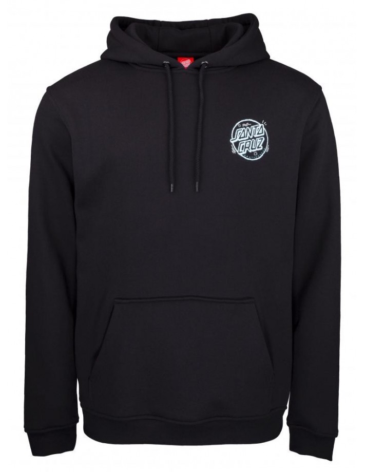 SANTA CRUZ Sweat à capuche Ermsy Twisted Hand Hood - Noir