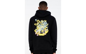 SANTA CRUZ Sweat à capuche Ermsy Twisted Hand Hood - Noir (hoodie)