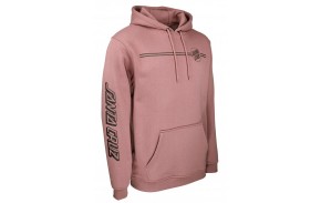 SANTA CRUZ Sweat à capuche Opus Dot Stripe Hood - Washed Grape (manche)