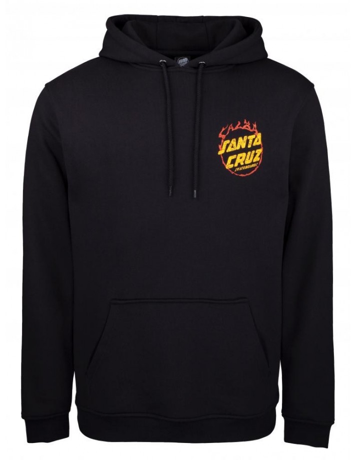 SANTA CRUZ Sweat à capuche Salba Tiger Club Hood - Noir