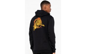 SANTA CRUZ Sweat à capuche Salba Tiger Club Hood - Noir (homme)