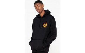 SANTA CRUZ Sweat à capuche Salba Tiger Club Hood - Noir (achat)