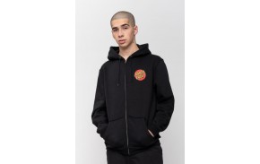 SANTA CRUZ Sweat à capuche à zip Classic Dot Zip - Noir (homme)