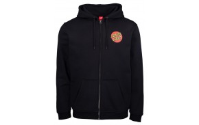 SANTA CRUZ Sweat à capuche à zip Classic Dot Zip - Noir