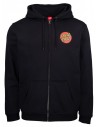 SANTA CRUZ Sweat à capuche à zip Classic Dot Zip - Noir