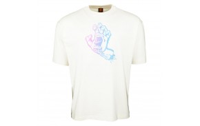 SANTA CRUZ T-Shirt Outline Fade Hand - Off White